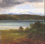 Christian Ernst Bernhard Morgenstern View Across Lake Starnberg to the Benedikte china oil painting artist